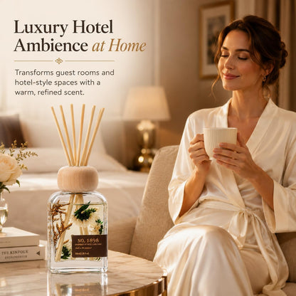 Cedarwood & White Musk Reed Diffuser, 3.34 Fl Oz