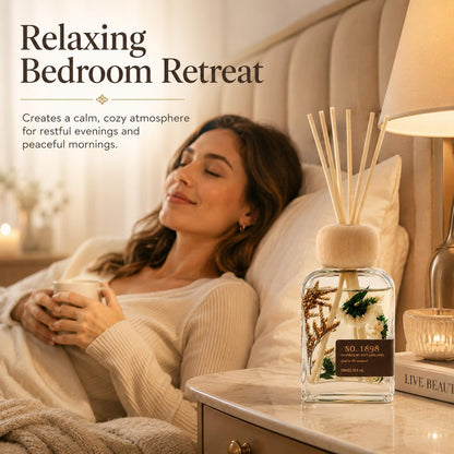 Cedarwood & White Musk Reed Diffuser, 3.34 Fl Oz