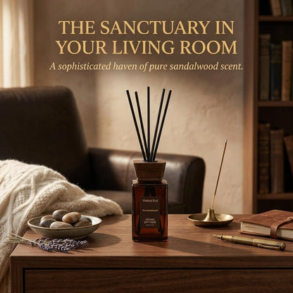 Cedarwood & White Musk Reed Diffuser, 3.34 Fl Oz