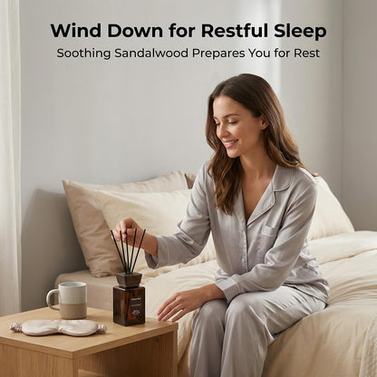 Cedarwood & White Musk Reed Diffuser, 3.34 Fl Oz
