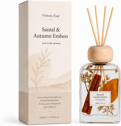 Cedarwood & White Musk Reed Diffuser, 3.34 Fl Oz