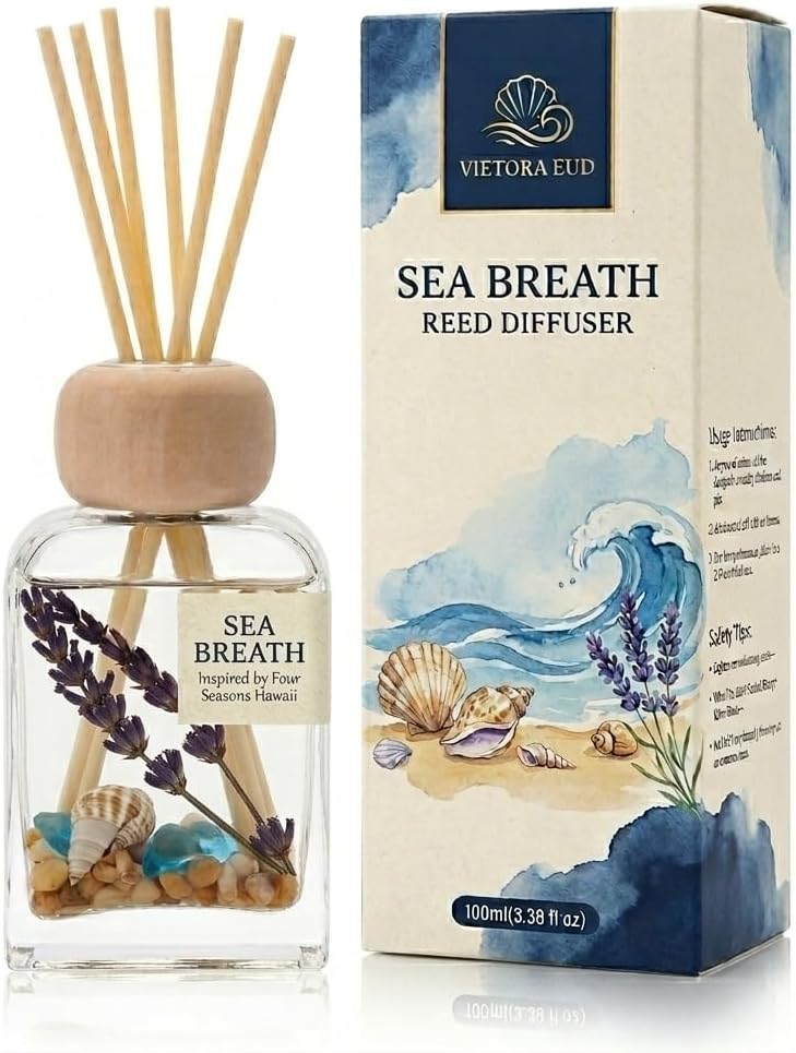 Cedarwood & White Musk Reed Diffuser, 3.34 Fl Oz