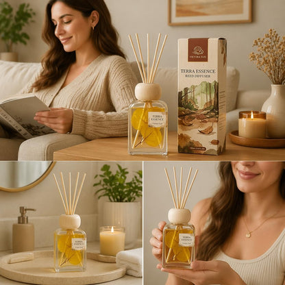 Cedarwood & White Musk Reed Diffuser, 3.34 Fl Oz