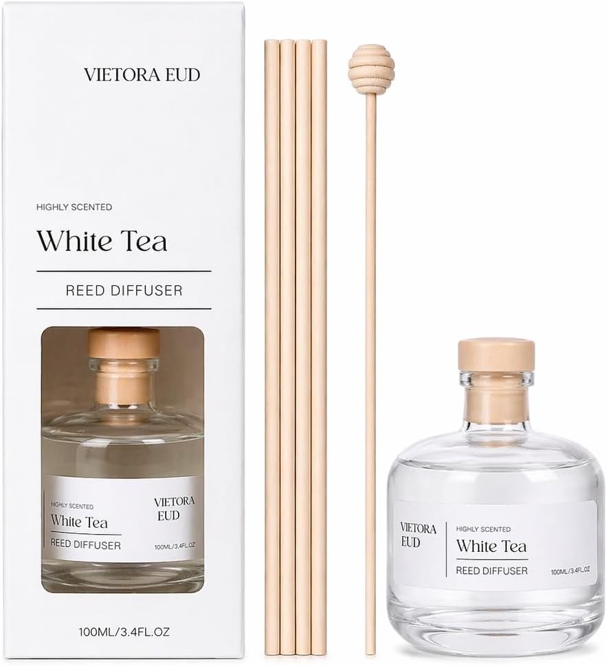 Cedarwood & White Musk Reed Diffuser, 3.34 Fl Oz