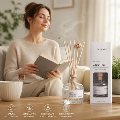 Cedarwood & White Musk Reed Diffuser, 3.34 Fl Oz