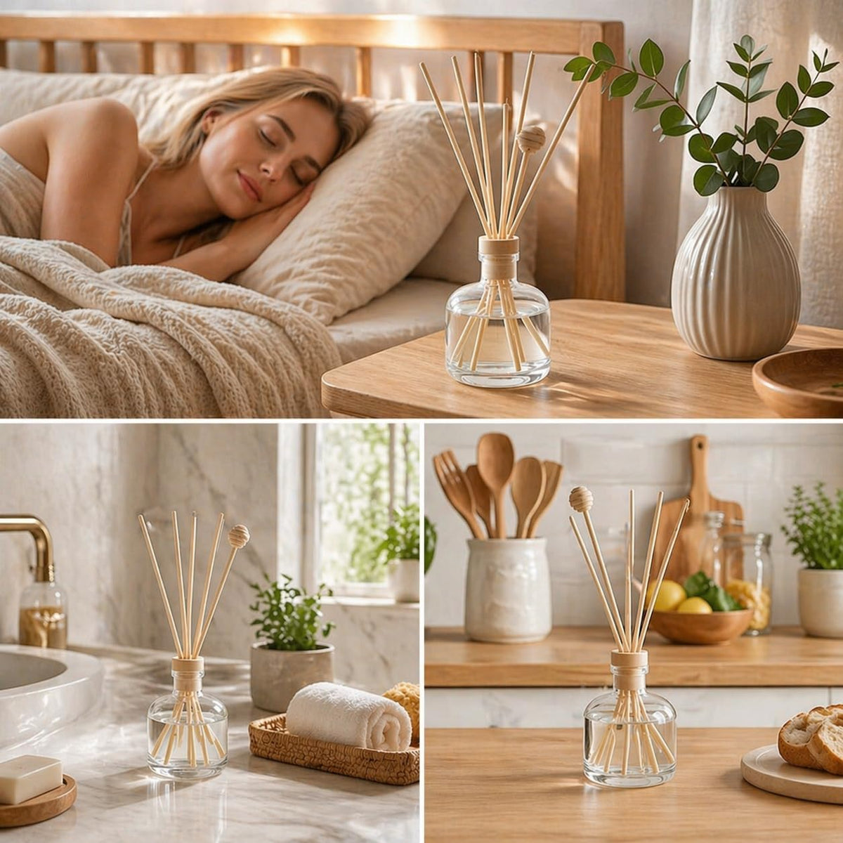 Cedarwood & White Musk Reed Diffuser, 3.34 Fl Oz