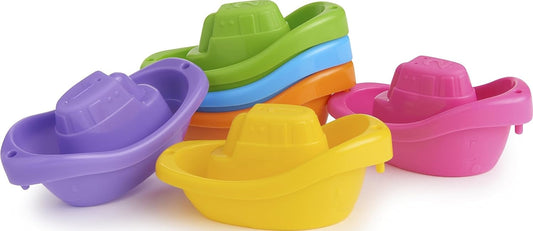 ® Little Boat Train Bath Toy, Fun for Babies and Toddlers, 6 Piece Set