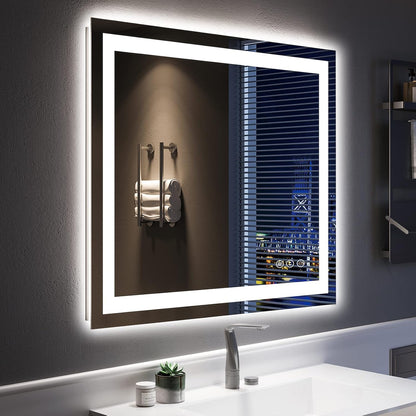 60x36 LED Bathroom Mirror with Lights, Lighted Vanity Mirror - Colors B
