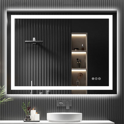 60x36 LED Bathroom Mirror with Lights, Lighted Vanity Mirror - Colors B