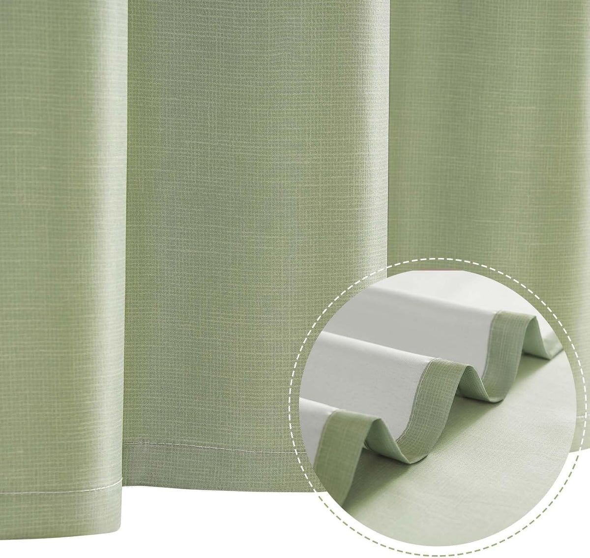 Ombre Ocean Blue Shower Curtain for Bathroom 70x72 Inch 12 Hooks