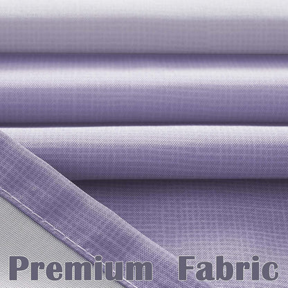 Ombre Ocean Blue Shower Curtain for Bathroom 70x72 Inch 12 Hooks