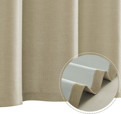 Ombre Ocean Blue Shower Curtain for Bathroom 70x72 Inch 12 Hooks