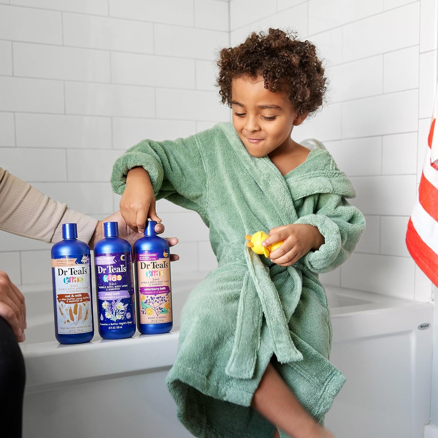 Kids 3-in-1 Elderberry Bath: Bubble Bath, Body Wash & Shampoo, 20 fl oz