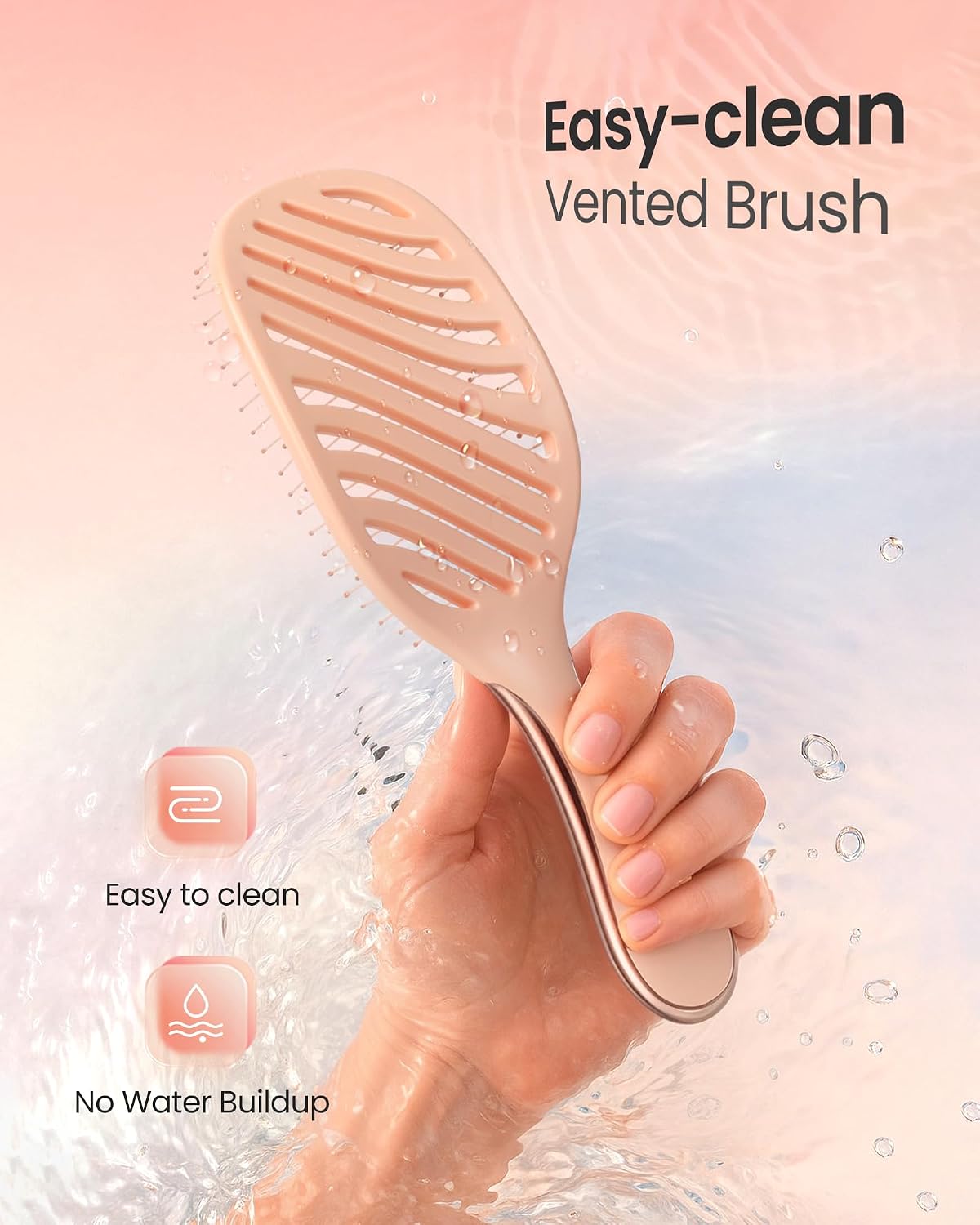Detangling Brush, Wet Dry Detangler Brush, Soft Detangle Hairbrush