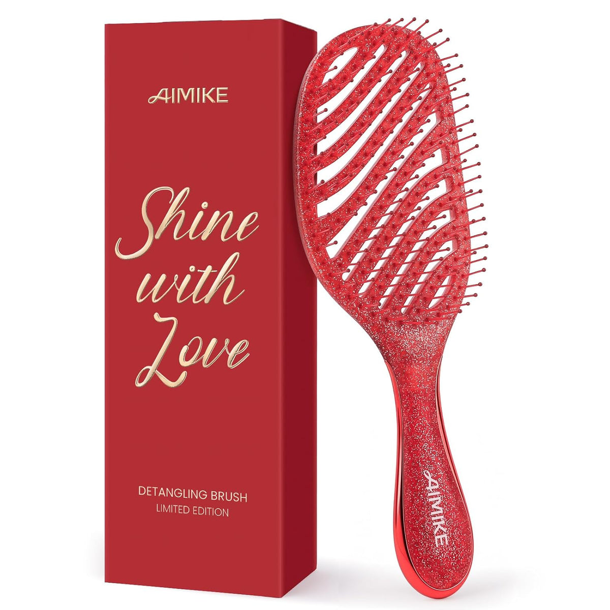 Detangling Brush, Wet Dry Detangler Brush, Soft Detangle Hairbrush