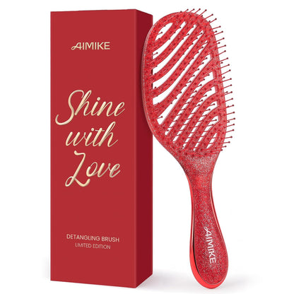 Detangling Brush, Wet Dry Detangler Brush, Soft Detangle Hairbrush
