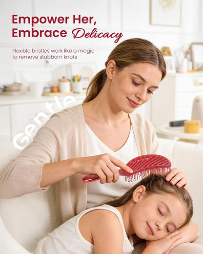 Detangling Brush, Wet Dry Detangler Brush, Soft Detangle Hairbrush