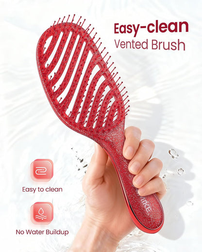 Detangling Brush, Wet Dry Detangler Brush, Soft Detangle Hairbrush
