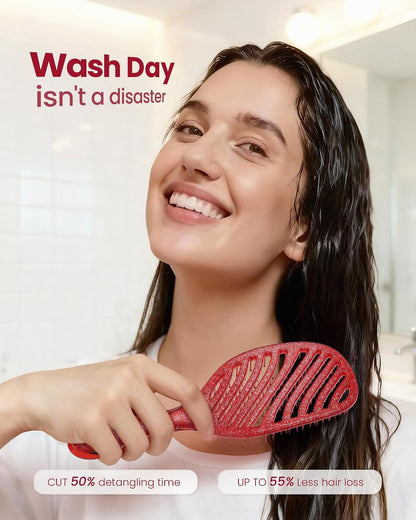 Detangling Brush, Wet Dry Detangler Brush, Soft Detangle Hairbrush