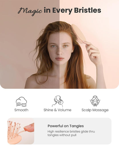Detangling Brush, Wet Dry Detangler Brush, Soft Detangle Hairbrush