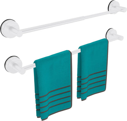Towel Bar for Bathroom Wall,Adjustable 12~21 Inch Towel Racks for Bathroom Wall Mounted, Towel Holder for Glass Shower Door,Bathroom Accessories,Apparment Essentials,Home Decor-Silver
