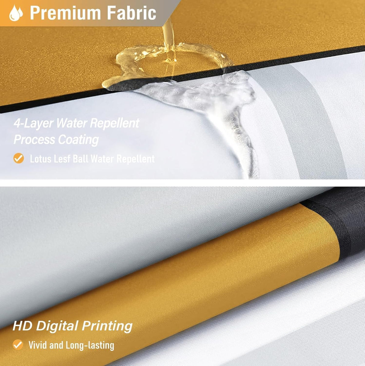BTTN Navy Blue Modern Geometric Waterproof Fabric , 72x72