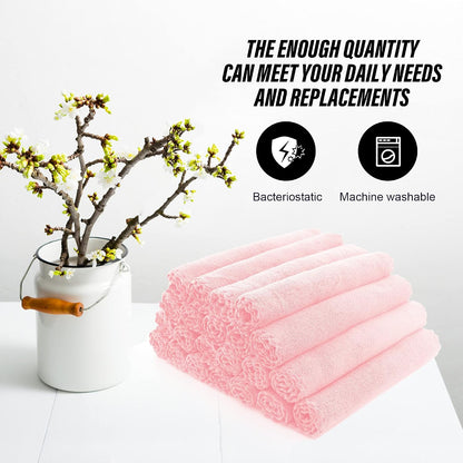Ultra Soft Premium Washcloths Set - 12 x 12 inches - 24 Pack - Quick Drying - Highly Absorbent Coral Velvet Bathroom Wash Clothes - Use as Bath, Spa, Facial, Fingertip Towel (Grey)