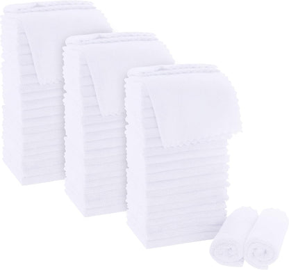 Ultra Soft Premium Washcloths Set - 12 x 12 inches - 24 Pack - Quick Drying - Highly Absorbent Coral Velvet Bathroom Wash Clothes - Use as Bath, Spa, Facial, Fingertip Towel (Grey)
