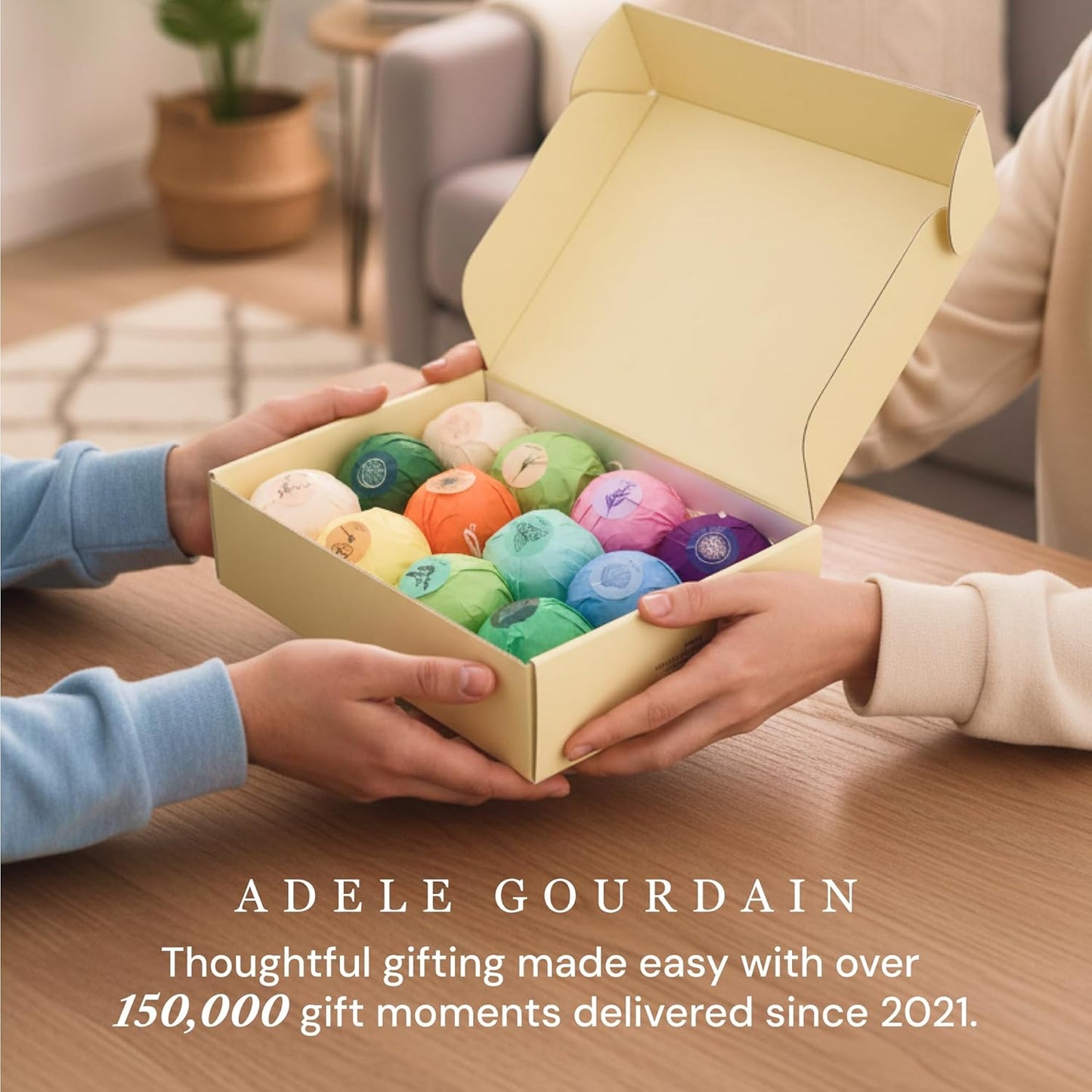 XXXL Bath Bombs for Women Gift Set, 7 Pack, Spa Scents, | 7 Scents - Arrives in Gift Box - XXXL (200g) - Long-lasting Fizz & Scent - Non-Staining - For Birthdays, Mothersday and More