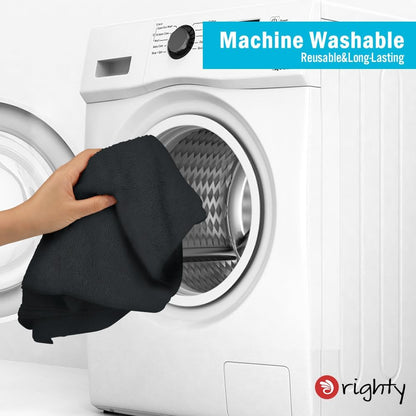 Orighty White Hand Towels - Quick Drying & Absorbent Microfiber Gym Towels 16x28 inches - Lightweight & Thin White Yoga Towel - Multi-Purpose Camping Towel for SPA, Hotel & Bathroom