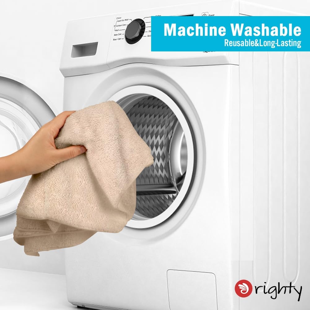 Orighty White Hand Towels - Quick Drying & Absorbent Microfiber Gym Towels 16x28 inches - Lightweight & Thin White Yoga Towel - Multi-Purpose Camping Towel for SPA, Hotel & Bathroom