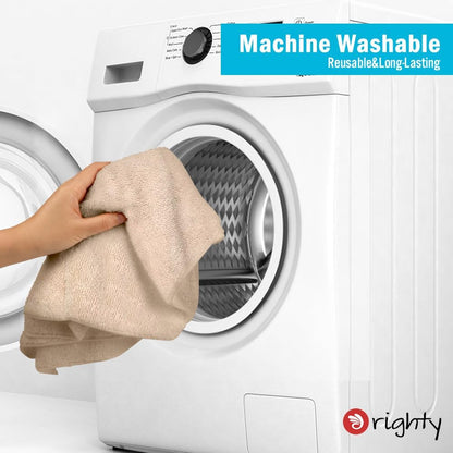 Orighty White Hand Towels - Quick Drying & Absorbent Microfiber Gym Towels 16x28 inches - Lightweight & Thin White Yoga Towel - Multi-Purpose Camping Towel for SPA, Hotel & Bathroom
