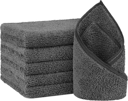 Orighty White Hand Towels - Quick Drying & Absorbent Microfiber Gym Towels 16x28 inches - Lightweight & Thin White Yoga Towel - Multi-Purpose Camping Towel for SPA, Hotel & Bathroom