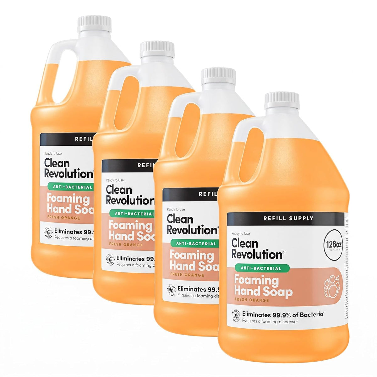Antibacterial Foaming Hand Soap Refill, 128 Fl Oz - Made in USA