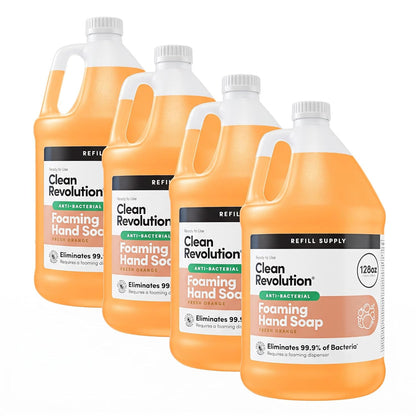 Antibacterial Foaming Hand Soap Refill, 128 Fl Oz - Made in USA