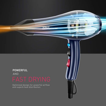 Professional 2200W Ionic Hair Dryer, Fast Drying Salon Blow Dryer