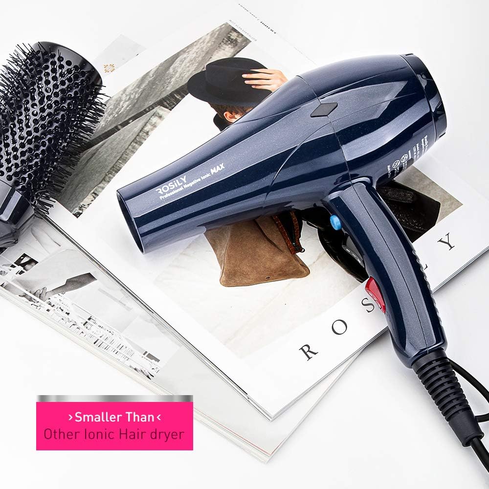 Professional 2200W Ionic Hair Dryer, Fast Drying Salon Blow Dryer