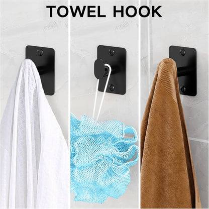 Black Bathroom Accessories Set, Bathroom Hardware Set