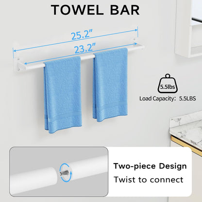 Black Bathroom Accessories Set, Bathroom Hardware Set