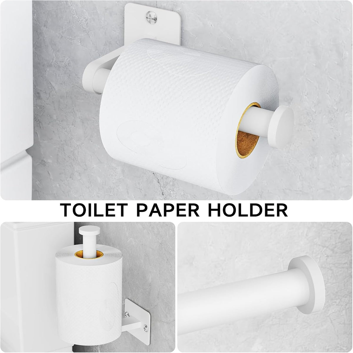 Black Bathroom Accessories Set, Bathroom Hardware Set