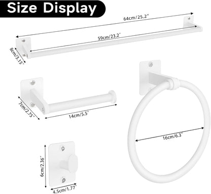 Black Bathroom Accessories Set, Bathroom Hardware Set