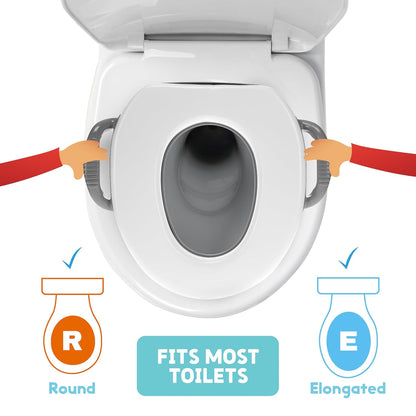 Soft Potty Seat – Cushioned Toddler Toilet Trainer with Easy-Grip Handles, Made in USA, Designed for Early Potty Training