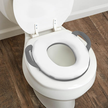 Soft Potty Seat – Cushioned Toddler Toilet Trainer with Easy-Grip Handles, Made in USA, Designed for Early Potty Training