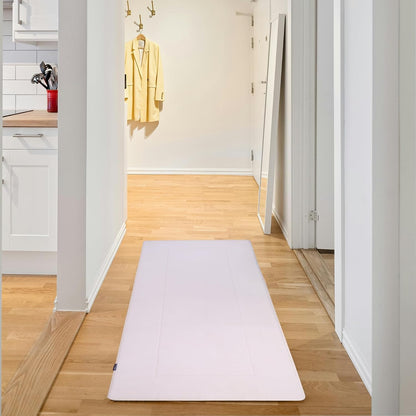 Bathroom Rugs, High Density Memory Foam Bath Mat, Absorbency & Non-Slip, Easy Care, Machine Washable Bath Mats for Bathroom, Shower&Tub, Modern Coral Velvet (Light Grey, 17" x 24")