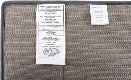 Bathroom Rugs, High Density Memory Foam Bath Mat, Absorbency & Non-Slip, Easy Care, Machine Washable Bath Mats for Bathroom, Shower&Tub, Modern Coral Velvet (Light Grey, 17" x 24")
