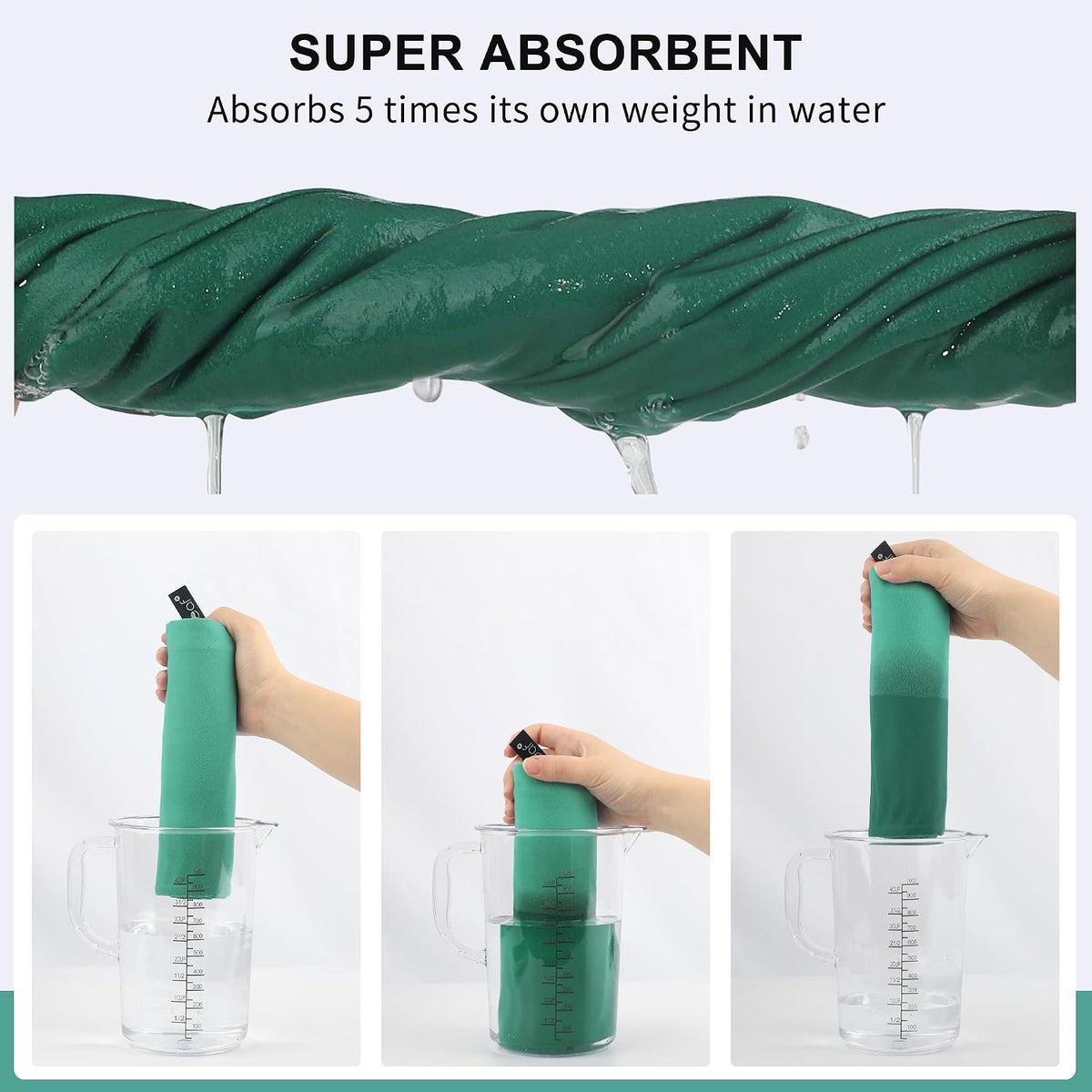 Microfiber Towel Quick Dry Camping & Travel & Gym Towel. Compact
