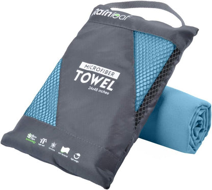 Microfiber Towel Quick Dry Camping & Travel & Gym Towel. Compact