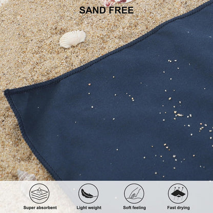 Microfiber Towel Quick Dry Camping & Travel & Gym Towel. Compact