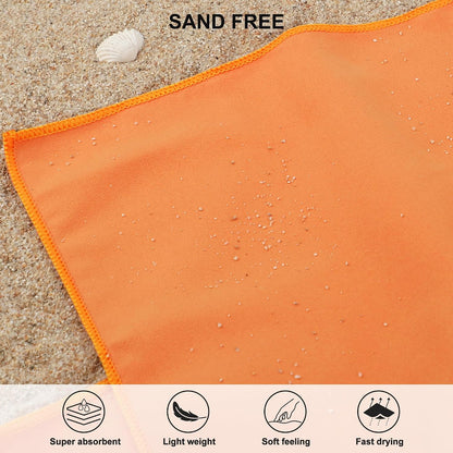 Microfiber Towel Quick Dry Camping & Travel & Gym Towel. Compact