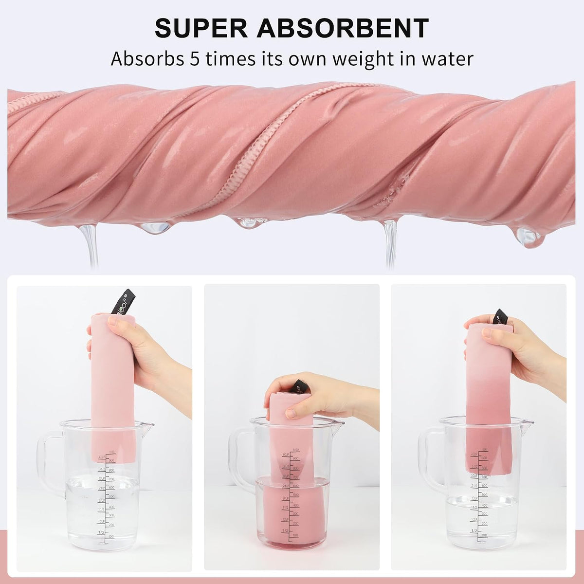 Microfiber Towel Quick Dry Camping & Travel & Gym Towel. Compact